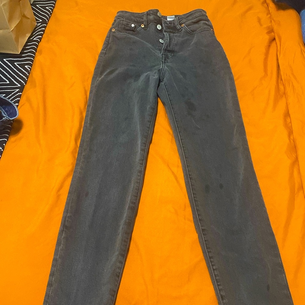 H&M ultra high rise mom jeans